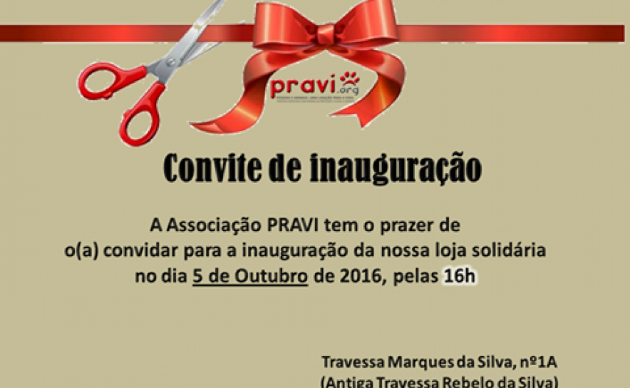 PRAVI inaugura loja solidária em Faro