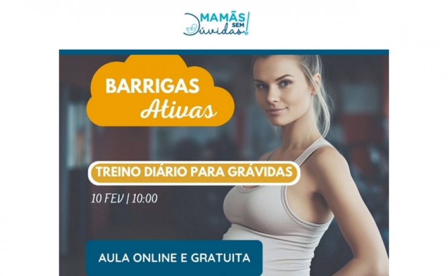 Barrigas Ativas – Exercício físico adequado para grávidas