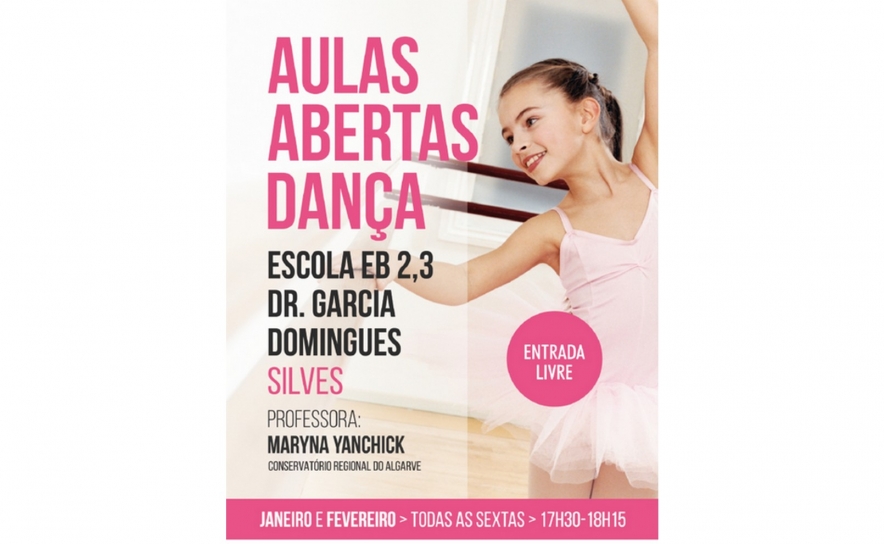 CONSERVATÓRIO REGIONAL DO ALGARVE MARIA CAMPINA PROMOVE AULAS ABERTAS DE DANÇA  