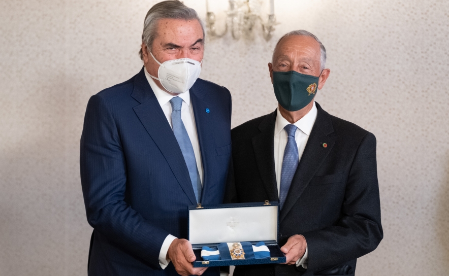 Associação da Hotelaria de Portugal condecorada como «Membro Honorário da Ordem do Mérito Empresarial»