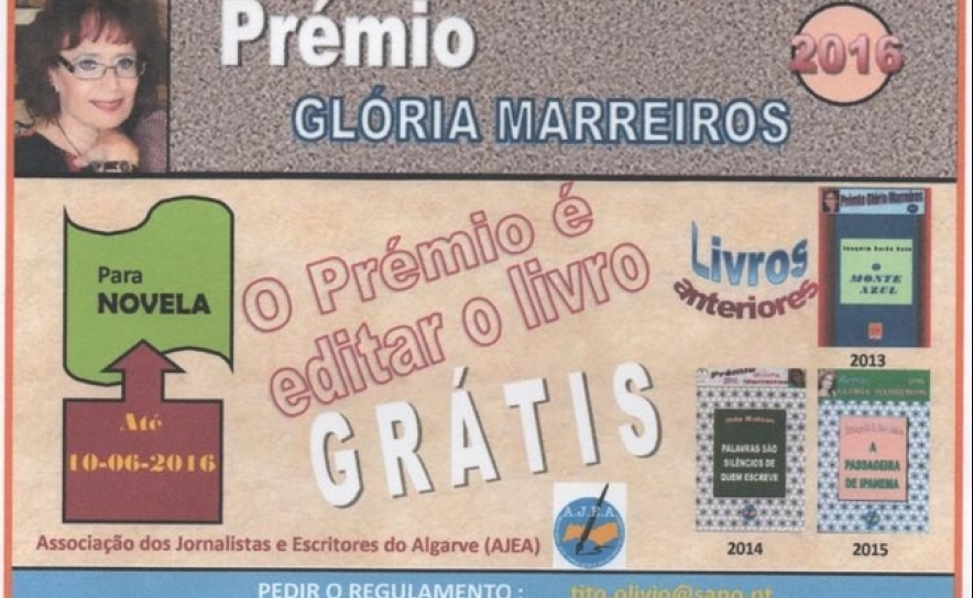 Concurso Literário «PRÉMIO GLÓRIA MARREIROS»