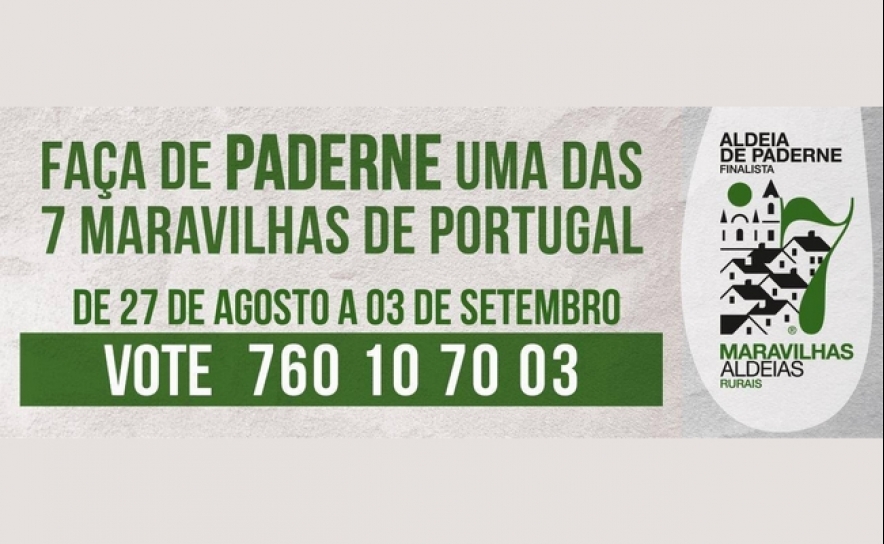 EMIGRANTES JÁ PODEM VOTAR EM PADERNE PARA MARAVILHA DE PORTUGAL- ALDEIAS RURAIS 