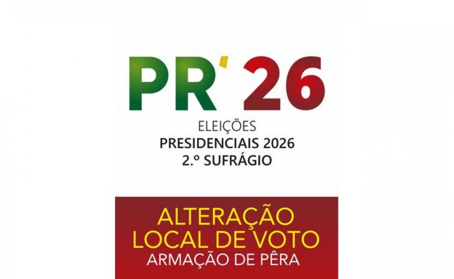 ALTERAÇÃO DO LOCAL DE VOTO EM ARMAÇÃO DE PÊRA 
