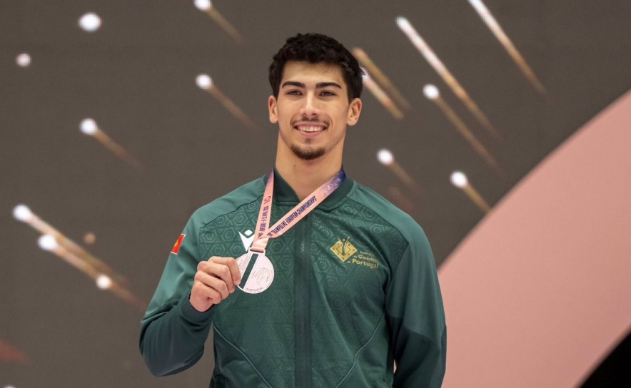 Gabriel Albuquerque sagra-se vice-campeão europeu de trampolim individual