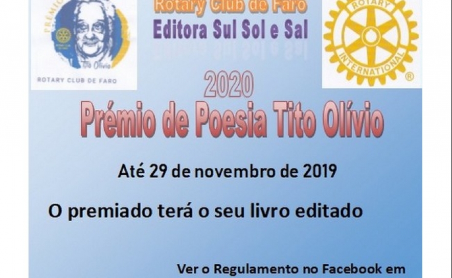 PRÉMIO DE POESIA TITO OLÍVIO 2020