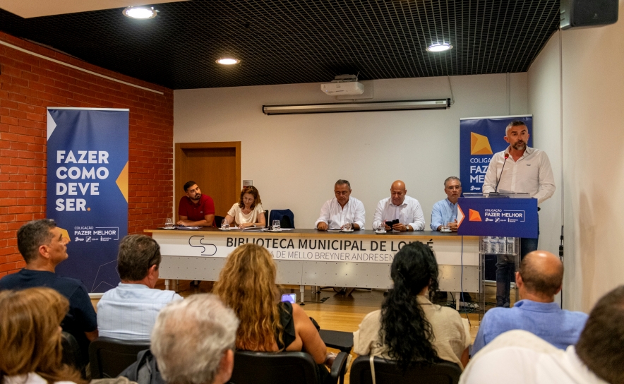Intervenção de Cláudio Lima, Presidente da Concelhia do PSD de Loulé 