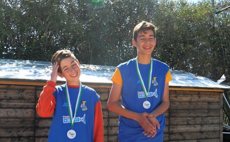 António Curado e Guilherme Ribeiro - 1º Lugar 11-12 anos Masculinos