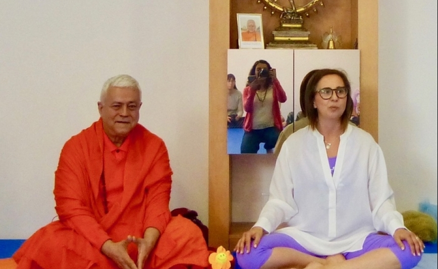 Presidente da Confederação Portuguesa do Yoga e Diretora do Áshrama de Quarteira