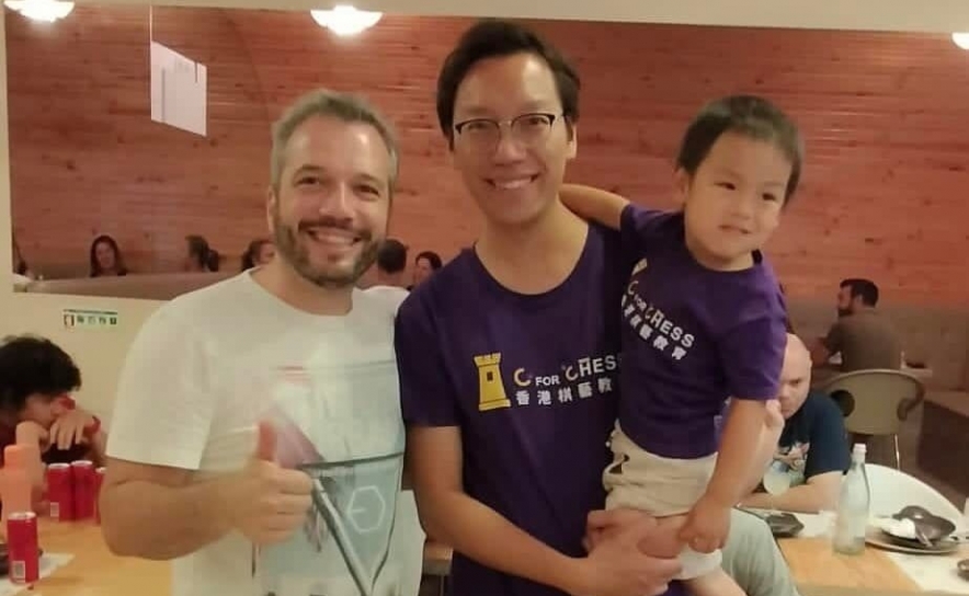 Chun Ng - Alfred - vencedor - com o organizador