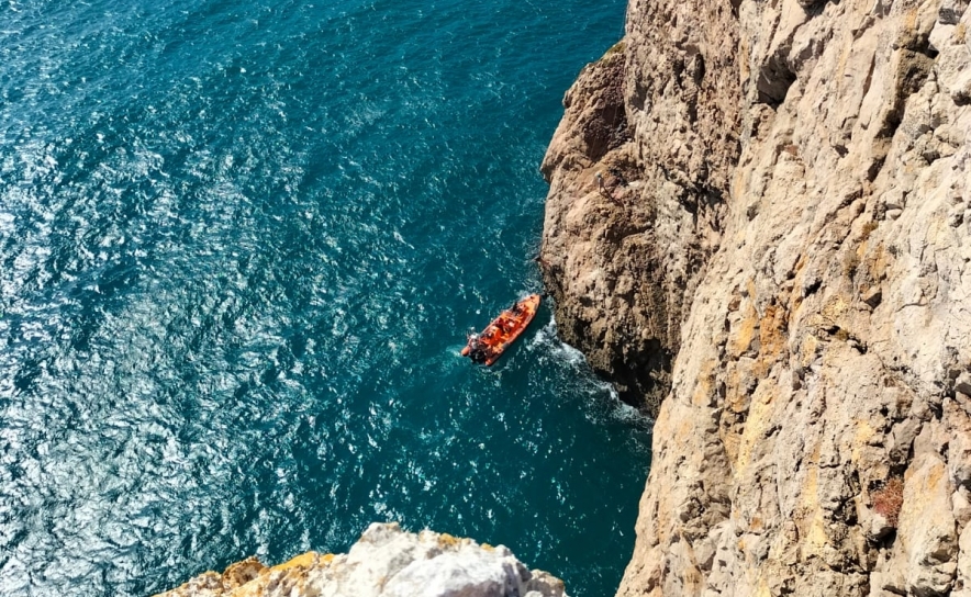 Estação Salva-vidas de Sagres resgata mulher após queda entre a praia do Beliche e a Ponta do Cabo de São Vicente em Vila do Bispo