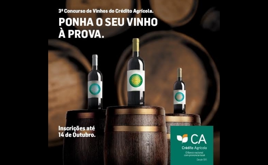 Três vinhos do Algarve premiados com Ouro pelo Crédito Agrícola 
