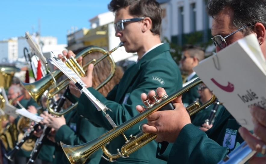 Banda da Sociedade Filarmónica Artistas de Minerva no CineTeatro Louletano