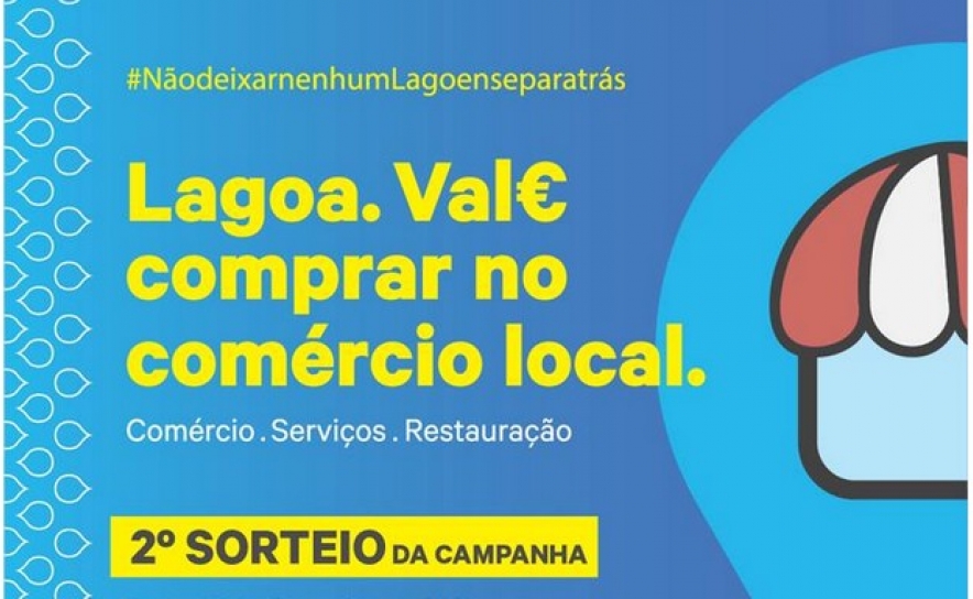 Município de Lagoa realiza o 2º sorteio da campanha «Val€ comprar no comércio local»