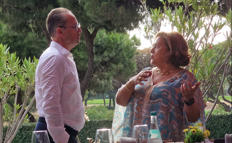 Philip Houtekier e Fátima Guerreiro