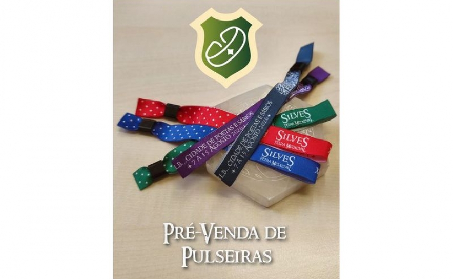 PULSEIRAS DE LIVRE-TRÂNSITO PARA A XXI FEIRA MEDIEVAL DE SILVES EM  PRÉ-VENDA ATÉ 06 DE AGOSTO