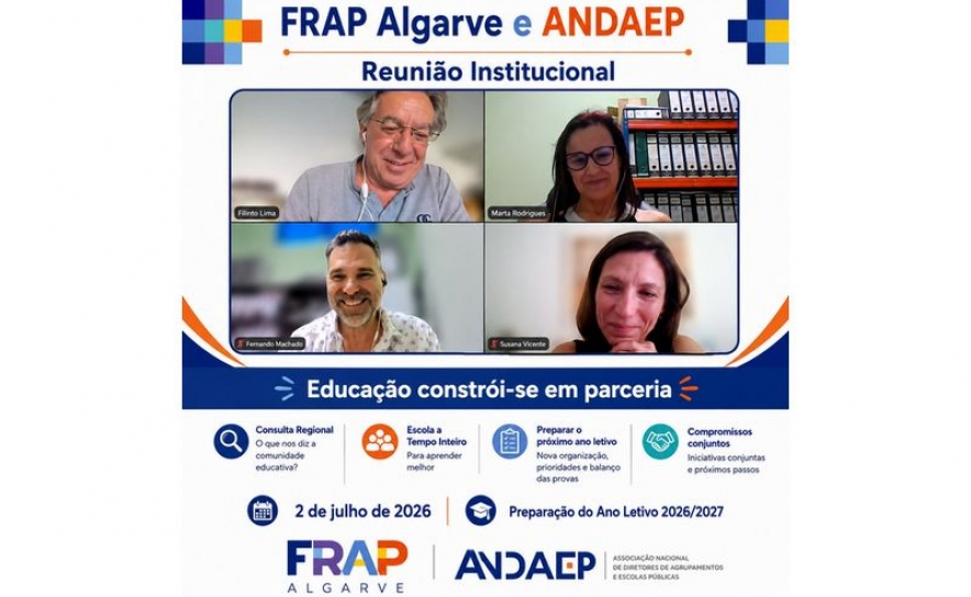  FRAP Algarve e ANDAEP reforçam parceria para construir soluções conjuntas para a Educação 