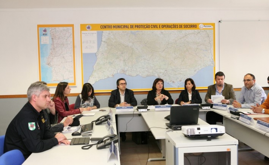 A reunião do Conselho de Segurança do Municipio de Portimão, já se realizou nas novas instalações do Centro Municipal de Proteção Civil e Operações de Socorro de Portimão