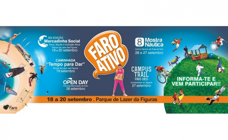 «FARO ATIVO» MARCA INICIO DE ANO DESPORTIVO E DINAMIZA DUAS SEMANAS DEDICADAS AO DESPORTO