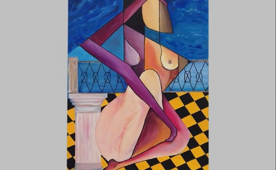 «METÁFORA E METONÍMIA» Pintura de João Góis no IPDJ em Faro