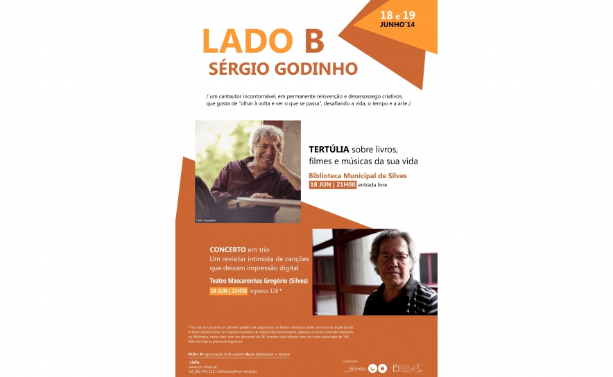 «Lado B» traz Sérgio Godinho em dose dupla a Silves
