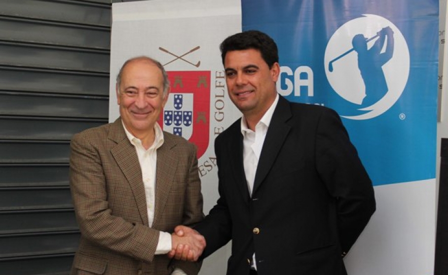 Manuel Agrellos, presidente FPG, e José Correia, presidente PGA Portugal-LR, por Alexandre Franco-1