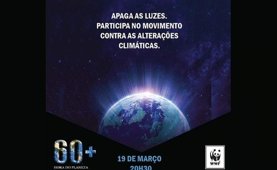 Portimão volta a aderir  à «Hora do Planeta» na luta  contra as alterações climáticas
