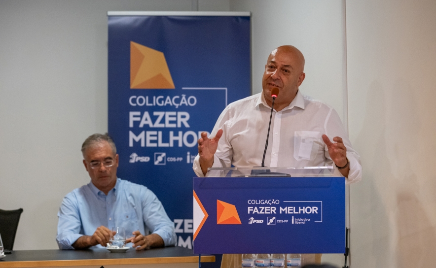 Intervenção de Mendes Bota, Mandatário da Coligação