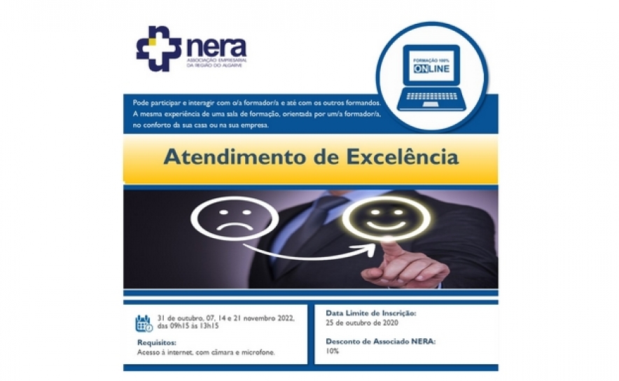 Formação Online - Atendimento de Excelência