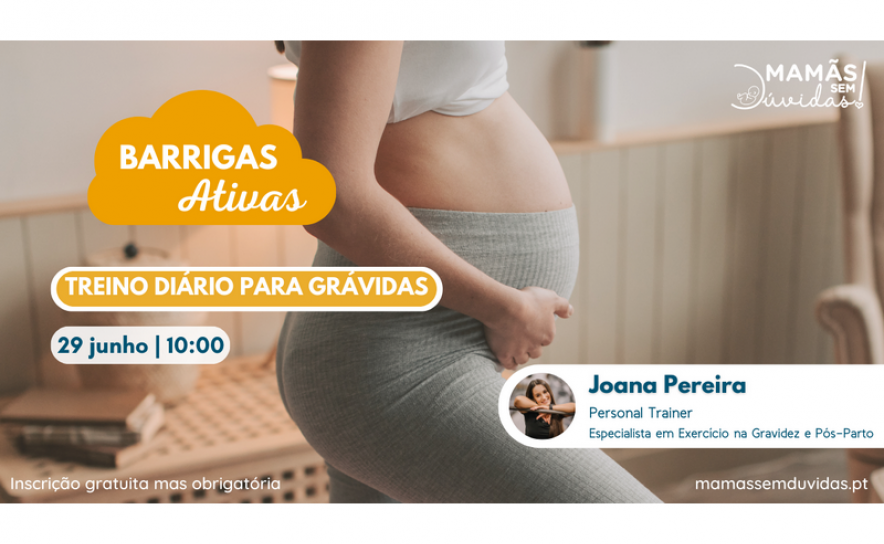 Barrigas Ativas: Treino Diário para Grávidas Barrigas Ativas: Treino Diário para Grávidas