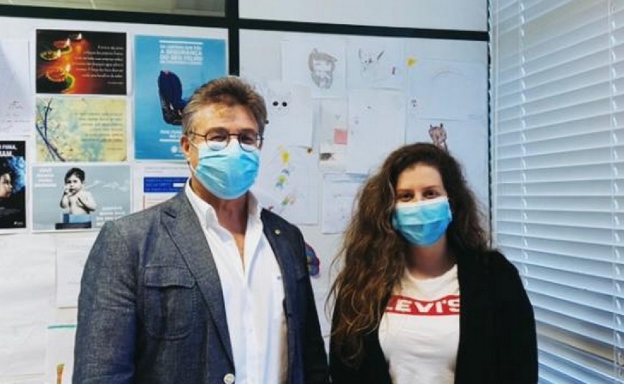  JSD Loulé reúne com Presidente da CPCJ para debater maus tratos na infância 